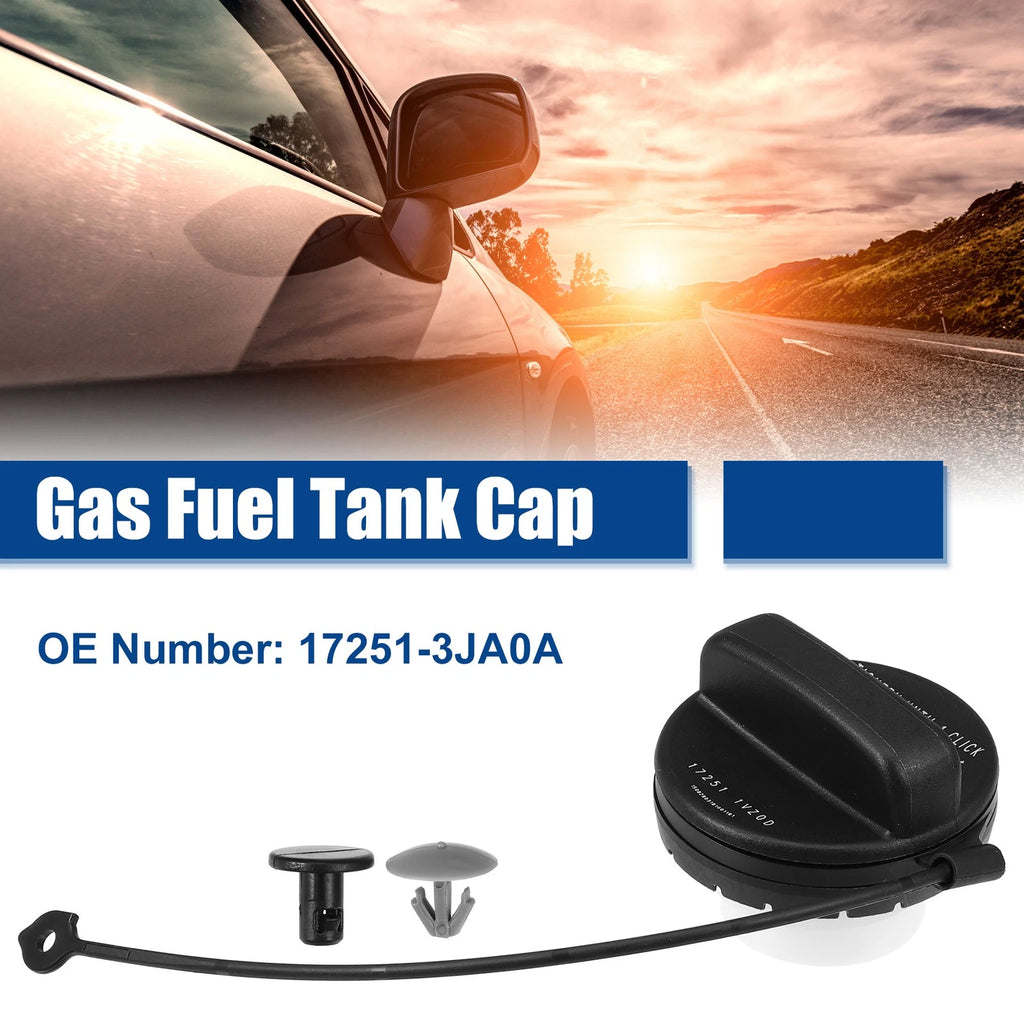 Gas Fuel Tank Cap for Nissan Altima (2013–2018) & Infiniti QX60 (2014–2020) Black