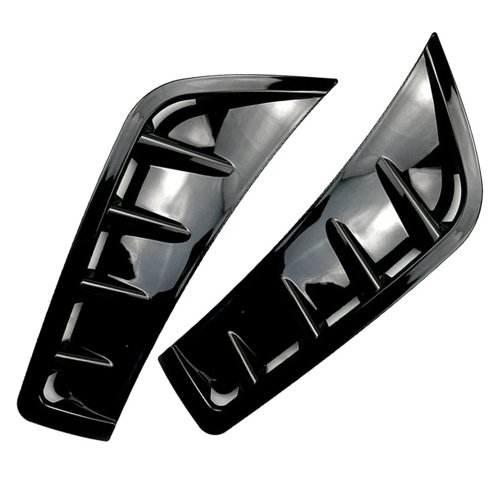 Front Wheel Air Vent Hood Fender Cover Trim for Benz GLC-Class (2020–2023) Gloss Black