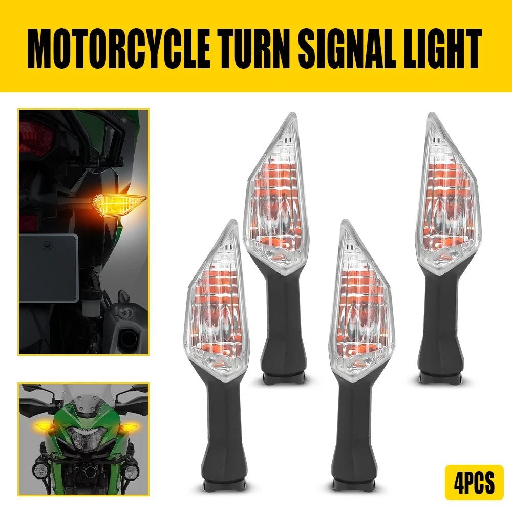 Set of 4 Turn Signal Lights for Kawasaki KLZ 1000 Versys (2012–2018)
