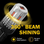 2X T20 W21/5W 12SMD 580 Dual 7443 LED DRL Sidelight Bulbs Replacement