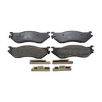 Set of 4 TRW Pro Metallic Brake Pads with Hardware for Dodge Ram 1500 (2002)