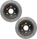 2X Slotted Rear Brake Rotors 325mm ACDelco for GMC Sierra 1500 (2004)