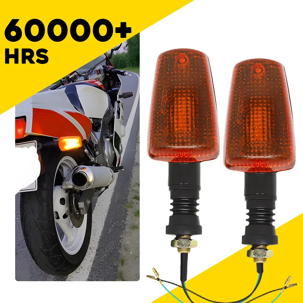 2X Rear Turn Signal Lights for Yamaha TW200 XT225 XT250 FZR400 FZR600