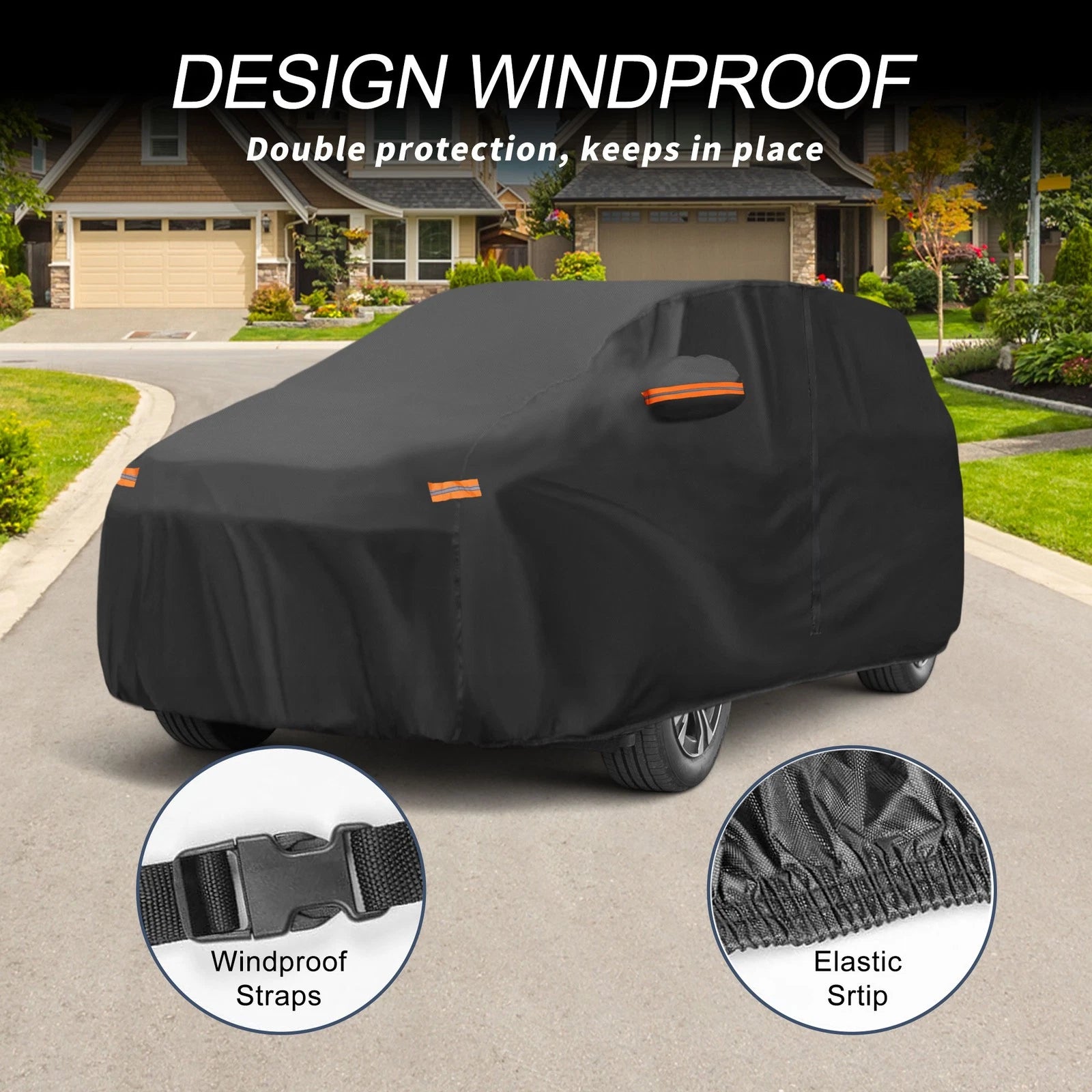Waterproof 210D-PU Car Cover for Toyota BZ4X (2022–2023)