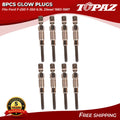 Set of 8 Glow Plugs for Ford F-250 F-350 6.9L Diesel (1983–1987)