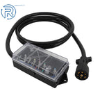 7 Way Trailer Cord Plug Wiring Harness Kit for Various Models (8/16FT)