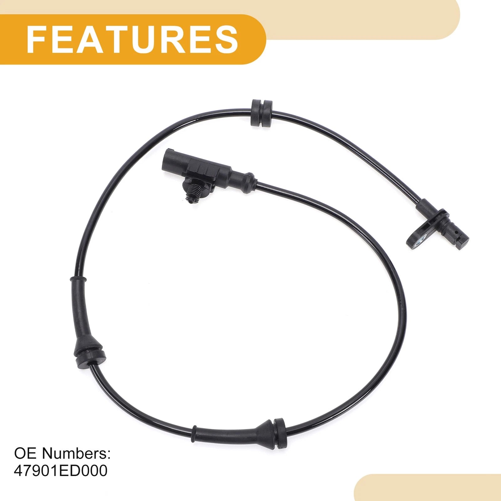 ABS Wheel Speed Sensor No. 47901ED000 for Nissan Cube (2009–2014) Rear Left