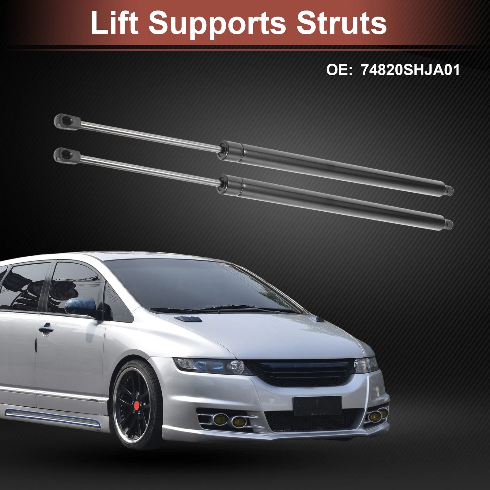2 Pcs Rear Hatch Lift Supports Gas Strut for Honda Odyssey (2005–2010)