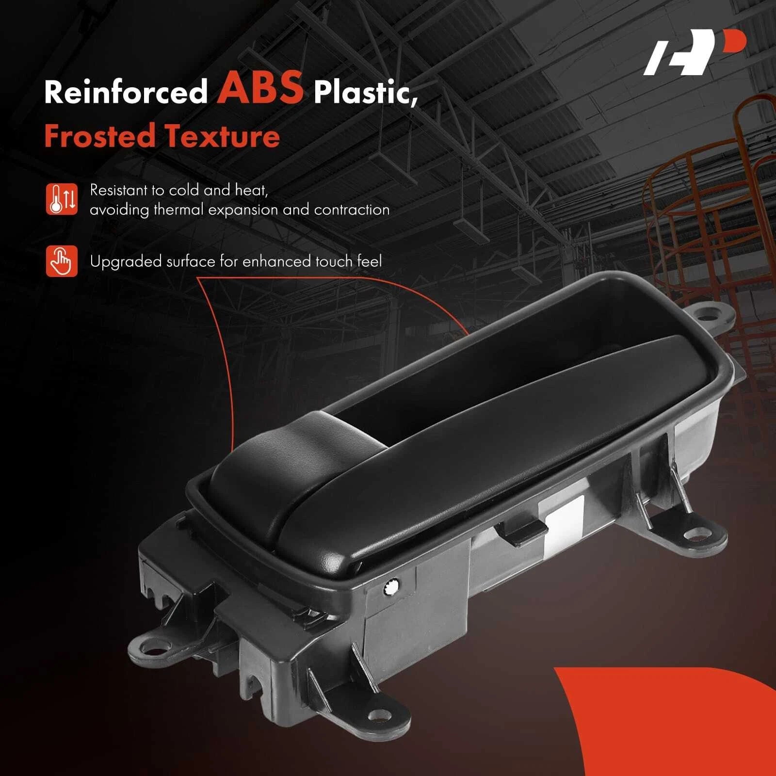 Driver Interior Door Handle for Nissan Sentra (2007-2012) Black Plastic