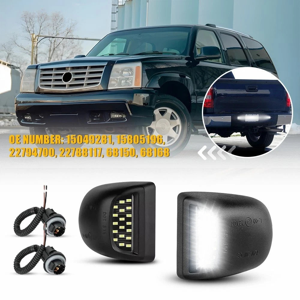 SMD LED License Plate Light for Tahoe Suburban Yukon XL (2000–2006)