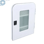 Entry Door for RV Camper Teardrop (30"W x 36"H) Black/White