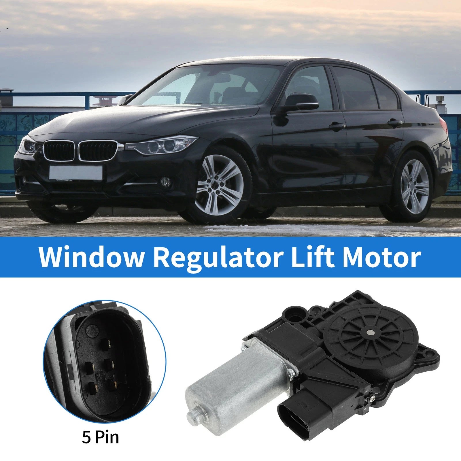 Power Window Regulator Lift Motor for BMW 323i E90 (2006–2011)