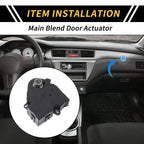 HVAC Air Door Actuator Heater Blend for Buick Rainier (2004–2007) No. 604120/89018678