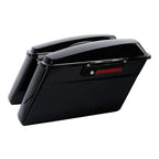 Black Hard Saddlebags for Harley Touring Street Glide Road King (1994–2013)