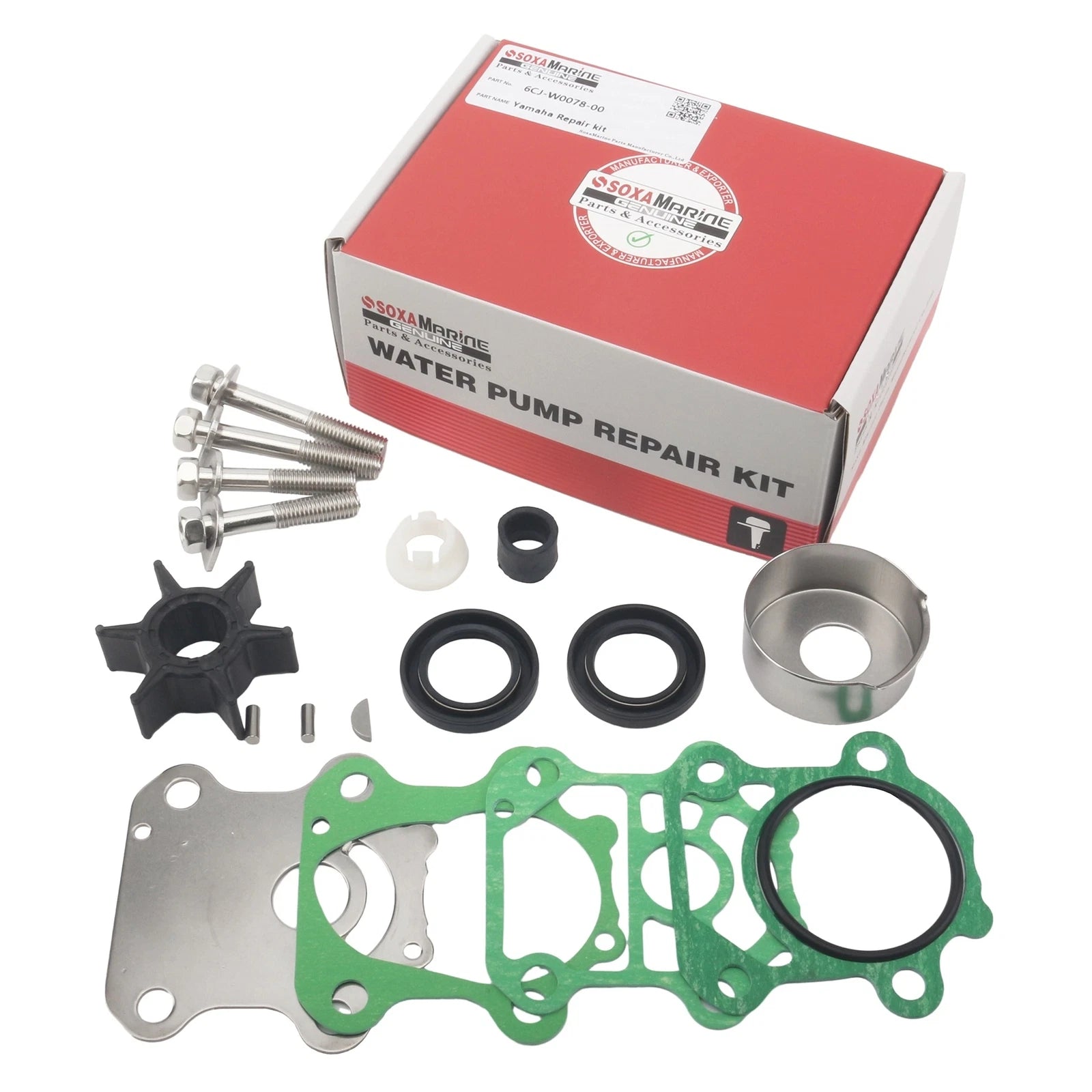 Water Pump Repair Kit 6CJ-W0078-00 for Yamaha Outboard