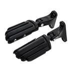 Black Passenger Footpeg Mount for Harley Road King Glide (1993–2025)