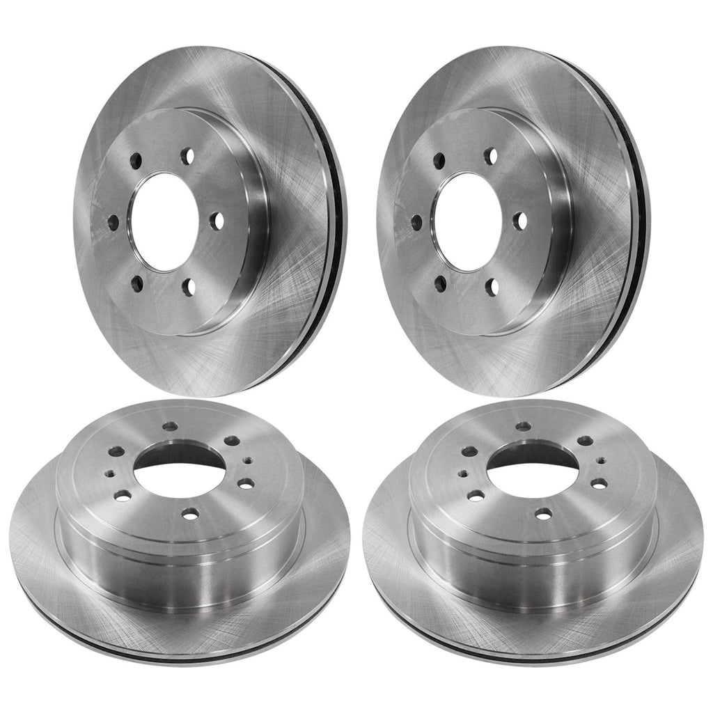 Front and Rear Brake Discs for Ford F-150, Lincoln Mark LT (2004–2008)