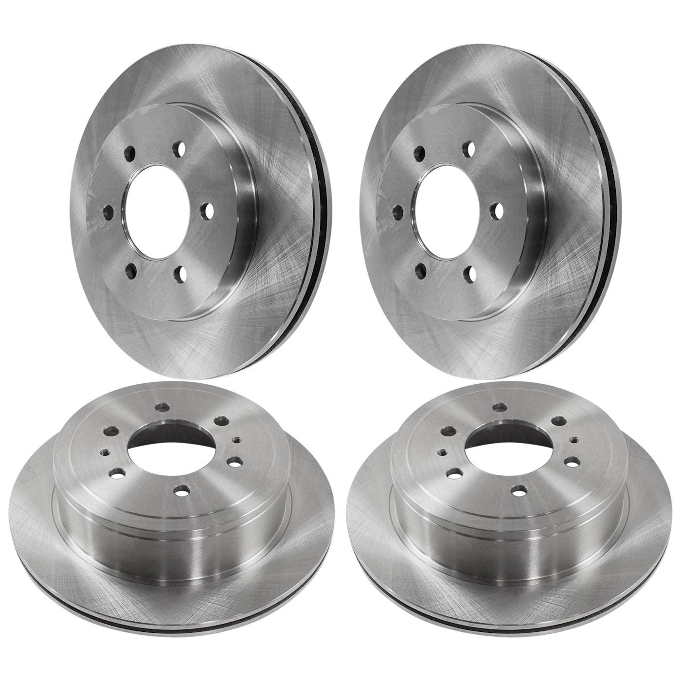 Front and Rear Brake Discs for Ford F-150, Lincoln Mark LT (2004–2008)