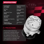 A/C Compressor with Clutch Assembly for Buick Regal 3.8L (1996–2004) CO 20452C