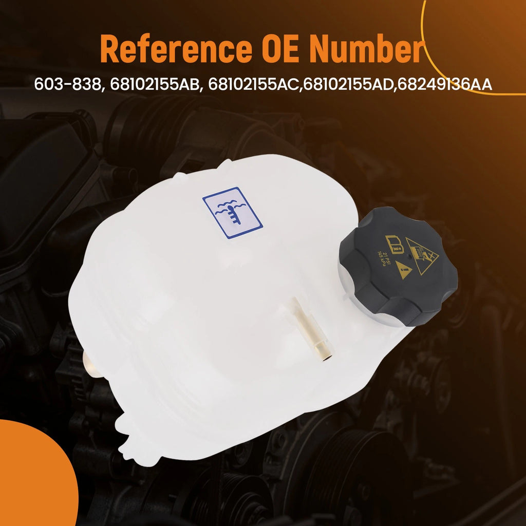 Engine Coolant Reservoir Tank for Chrysler 200/Jeep Cherokee (2014–2018)
