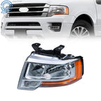 Set of 2 Halogen Headlights for Ford Expedition (2015–2017) Chrome