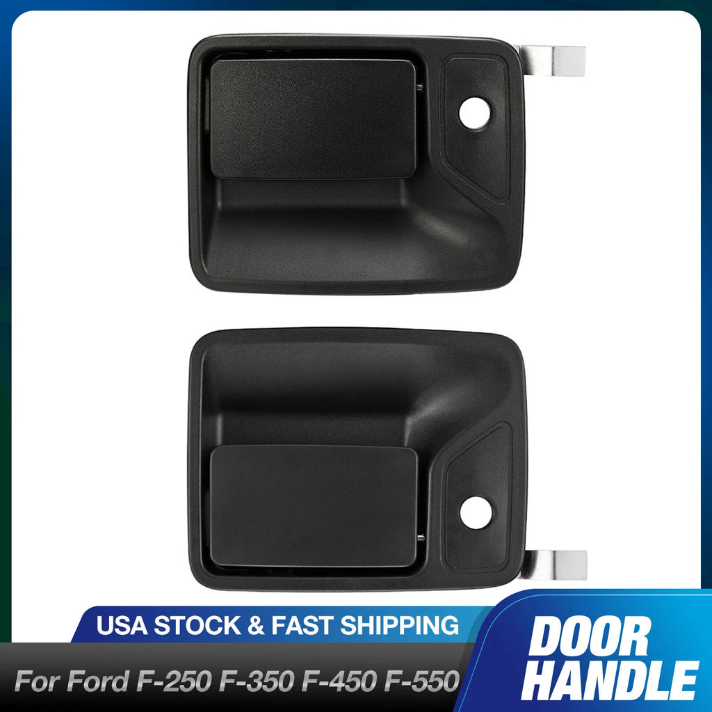Set of 2 Front Exterior Door Handles for Ford F-Series (1999–2016)