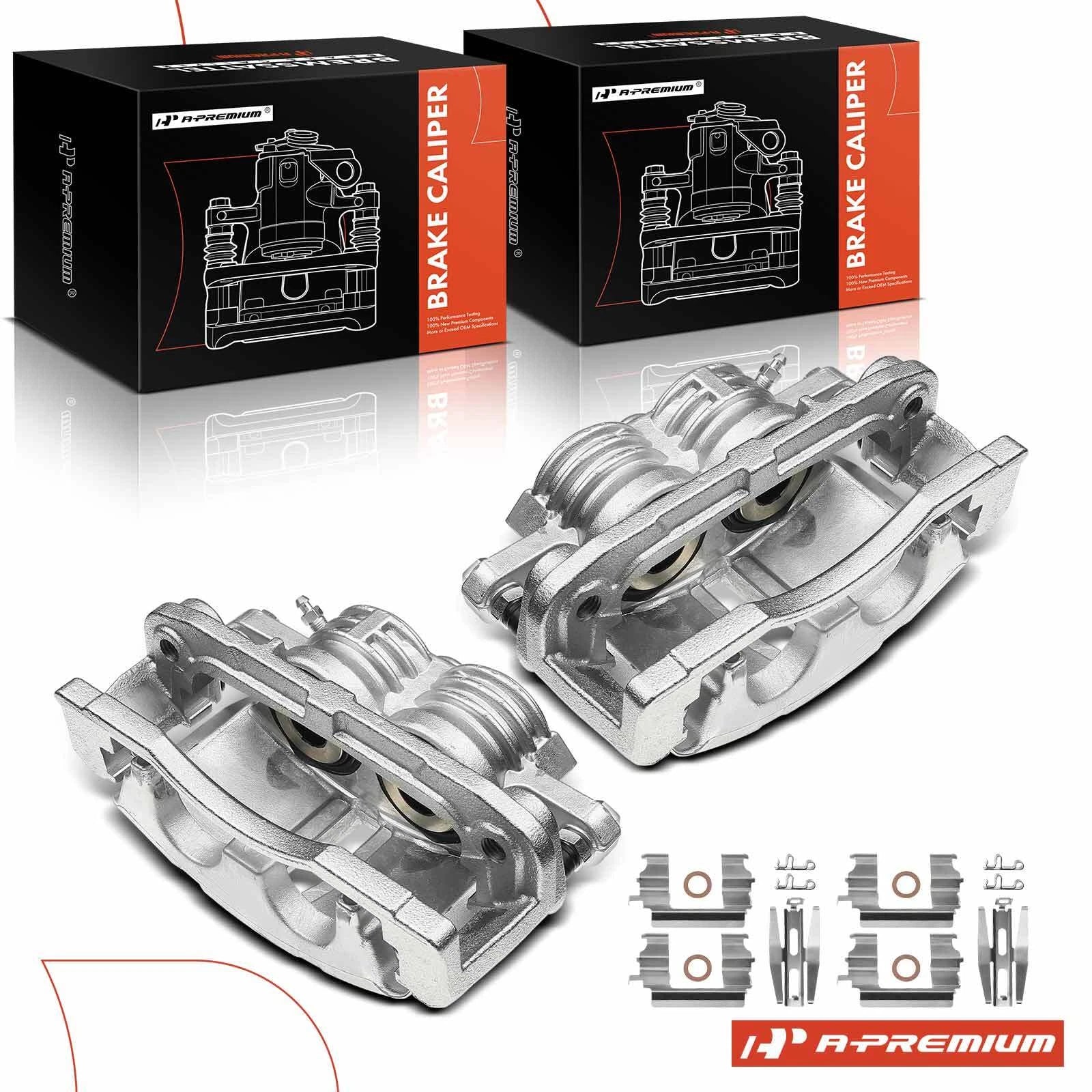 Pair Front Brake Calipers for Chevy Trailblazer (2002–2005)