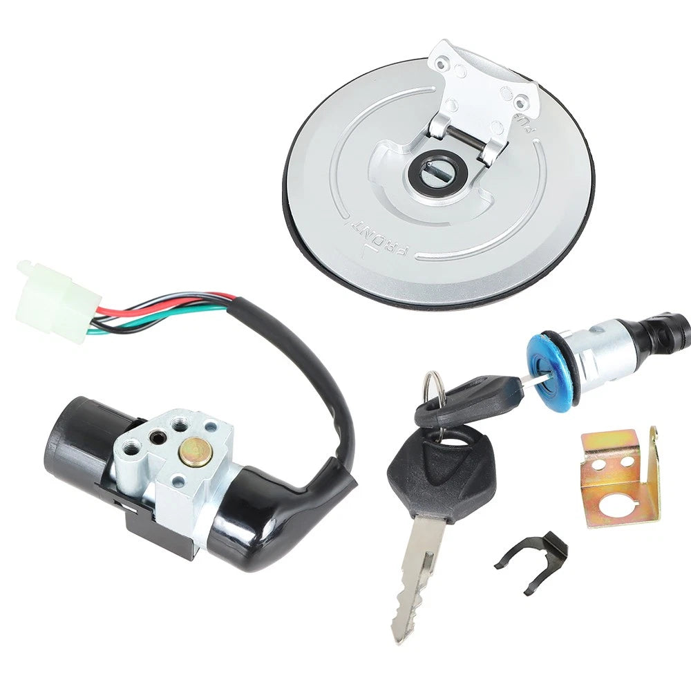 Ignition Switch and Fuel Gas Cap Key Lock Set for Honda MSX125 GROM125 (2014–2015)