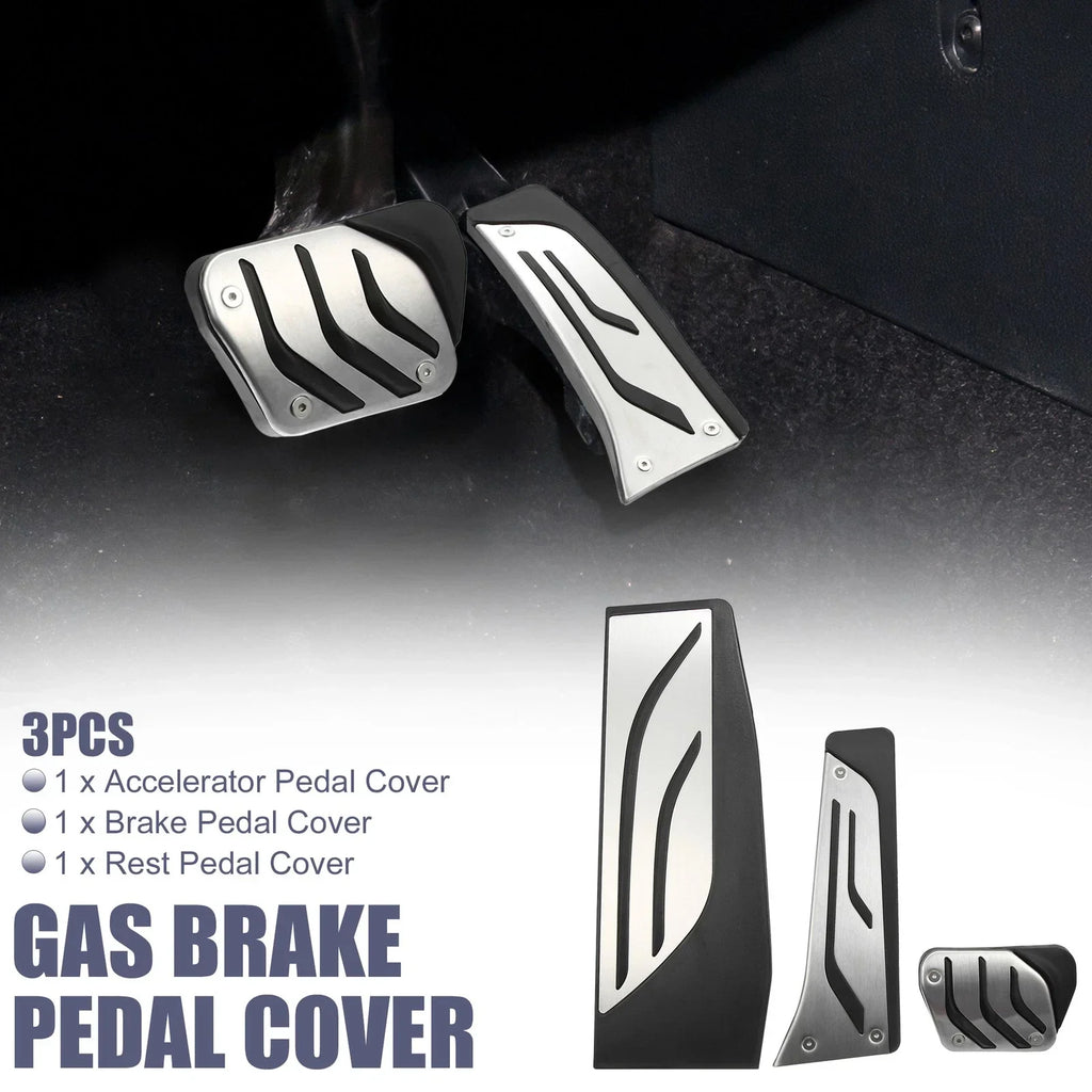 3 x Accelerator & Brake Pedal Covers Set for BMW 1/2/3/4 Series F20