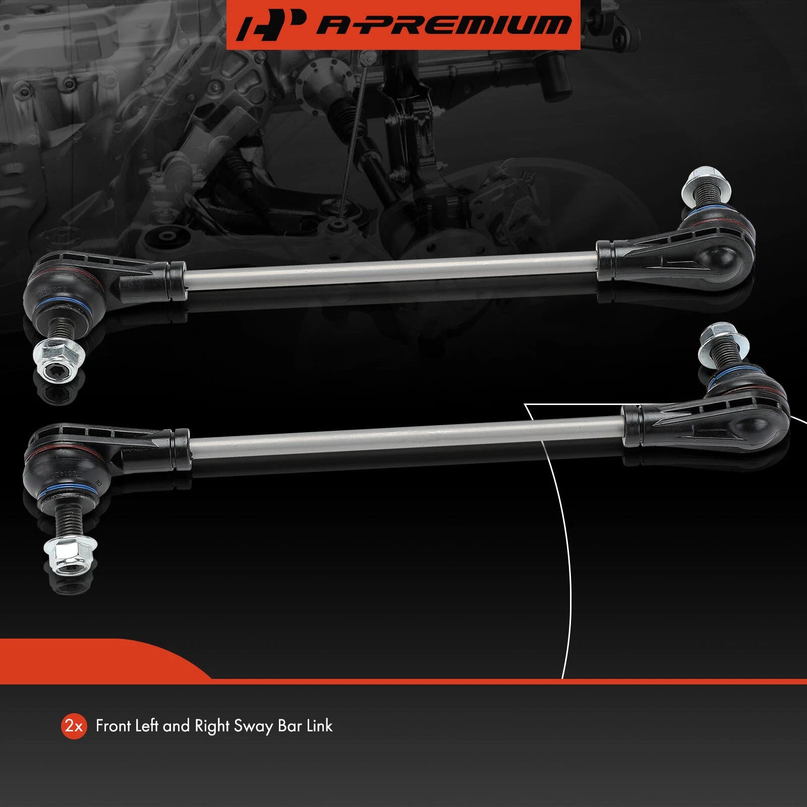 2X Front Side Sway Bar Link for Ford Ranger (2019–2023)