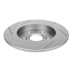 2X Rear Slotted Brake Rotors for Lexus CT200h (2011–2017)