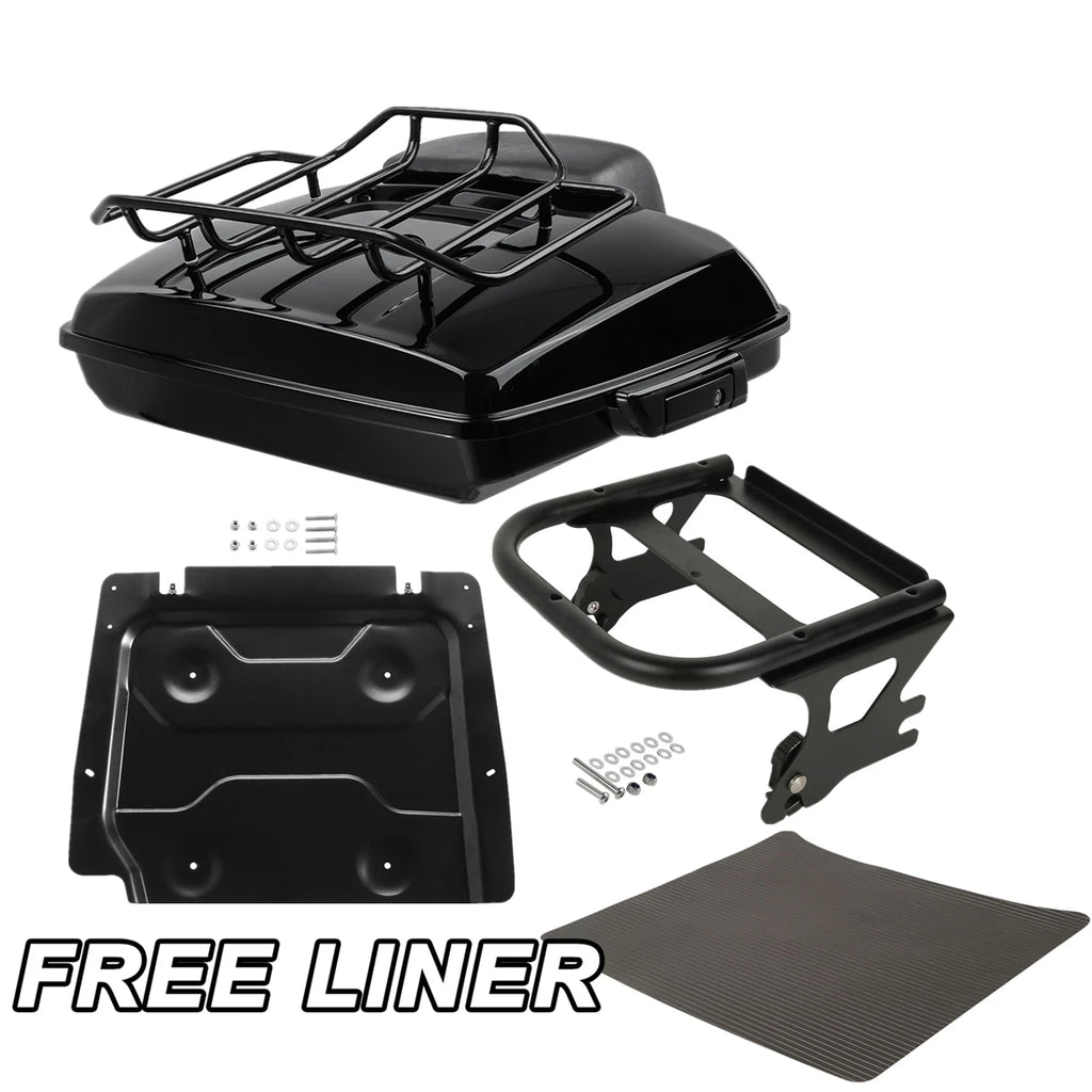 Black Razor Trunk Pad for Harley Electra Road Glide (1997–2008)