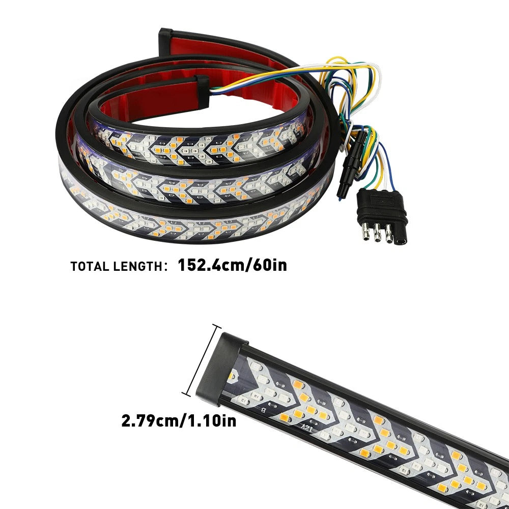 60" LED Tailgate Light Bar for Trucks (Fits Most Models)