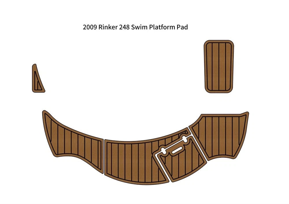 Seadek Swim Platform Foam EVA Teak Deck Mat for Rinker 248 (2009)