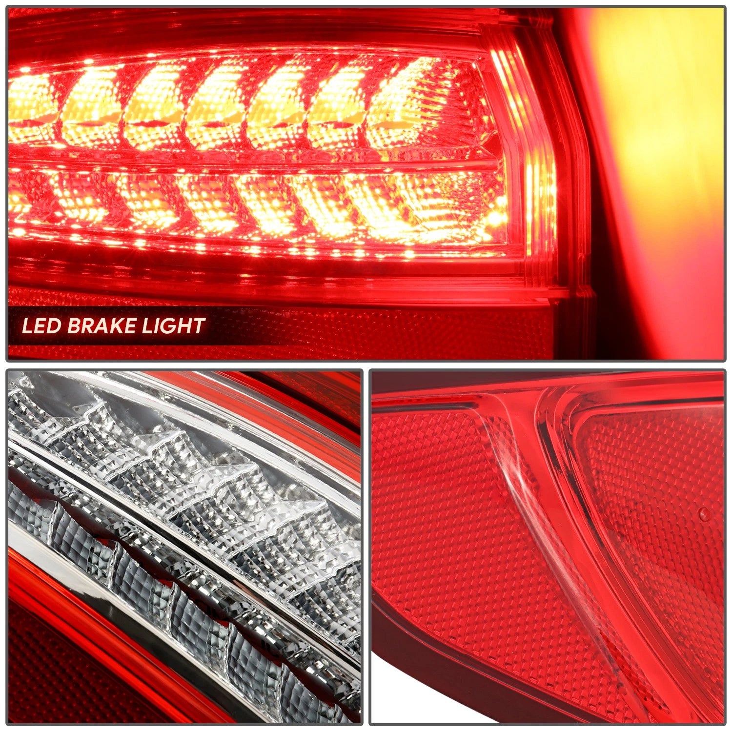 Left Side Full LED Outer Tail Light Assembly for Ford Fusion (2013–2016)