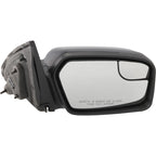 Power Mirror with Spotter Gloss Black Passenger Right for Ford Fusion (2011–2012)