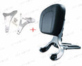 Fixed Mount Driver Passenger Backrest for Harley Touring Street Glide FLHX (2014–2017)