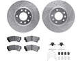 Front Brake Pad and Rotor Kit for Mazda 6 (2008–2013) ND752YV