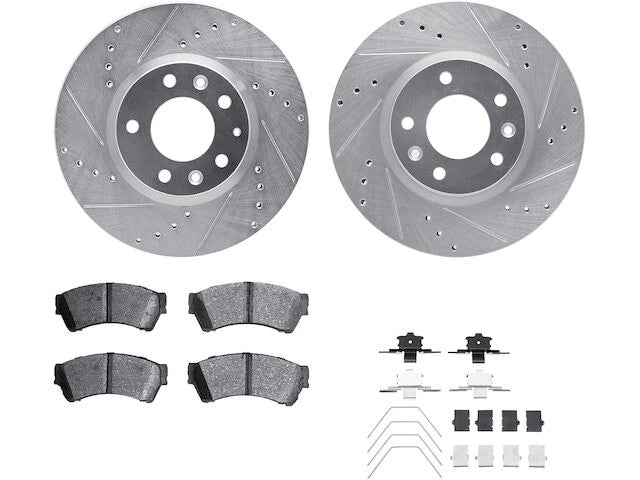 Front Brake Pad and Rotor Kit for Mazda 6 (2008–2013) ND752YV