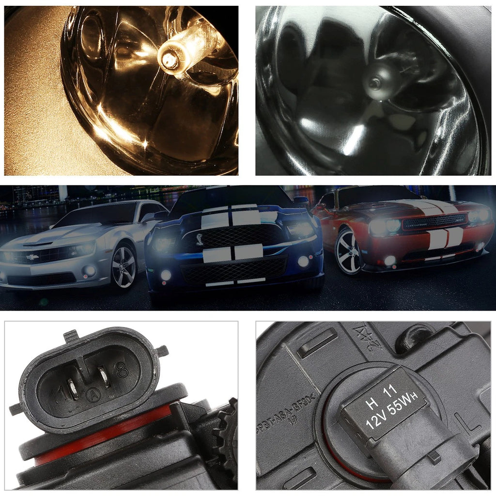 Fog Lights with Switch and Chrome Bezel for Toyota Sienna (2011–2017)