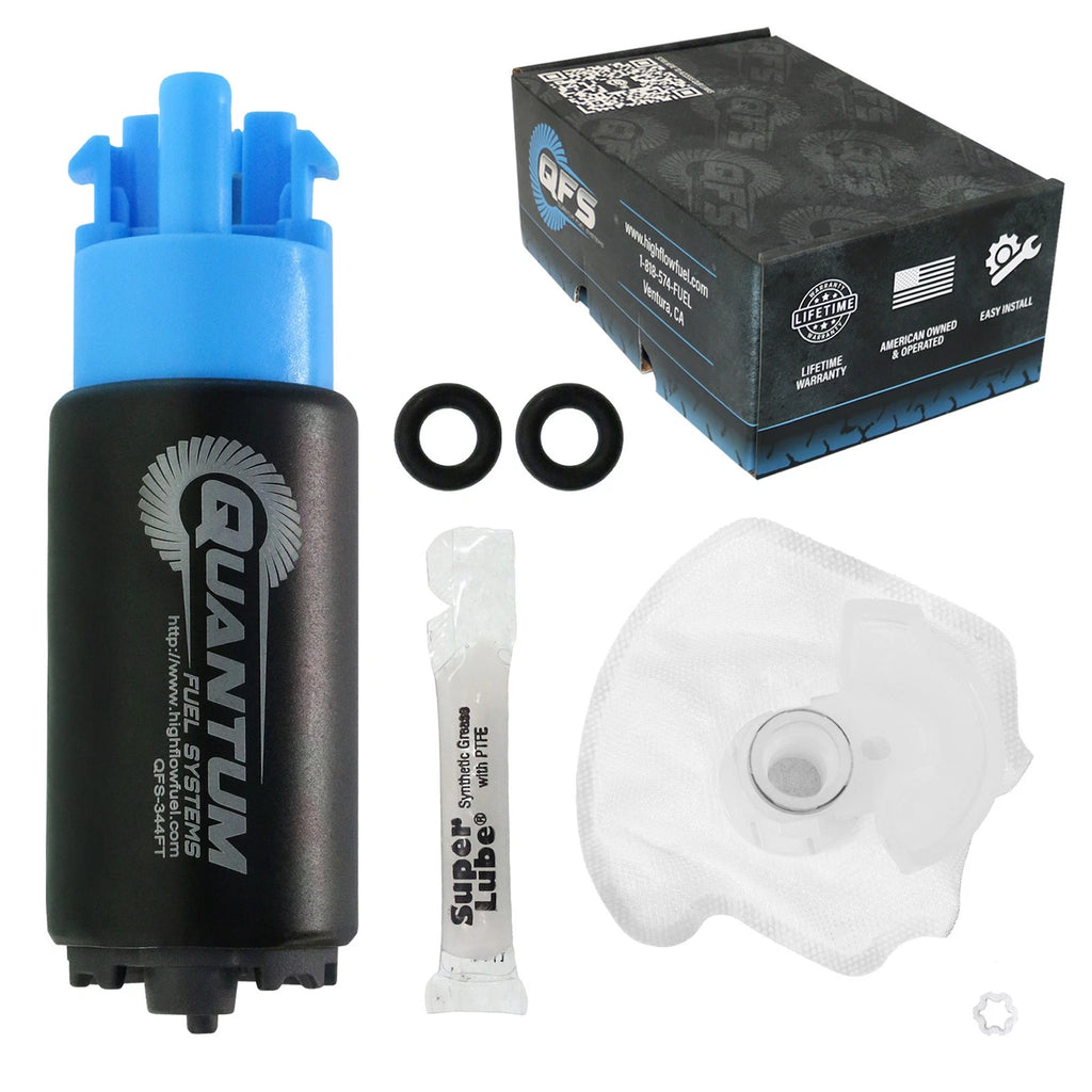 QFS 340LPH EFI Fuel Pump for + 1008 Installation Kit