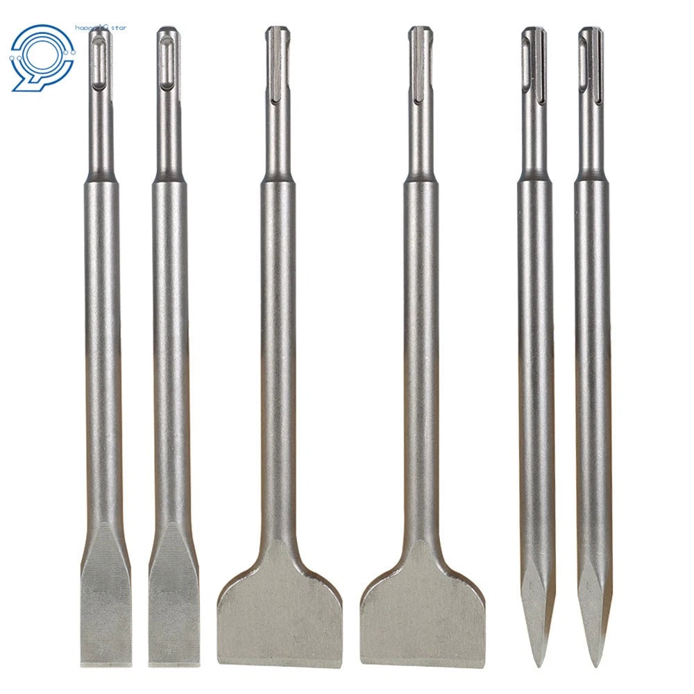 6-Piece SDS Plus Chisel Set for Multiple Makes and Models