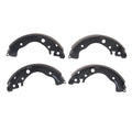 4x Rear Brake Shoes for Honda Fit (2009–2020), Insight (2010–2014), Civic (2006–2015)
