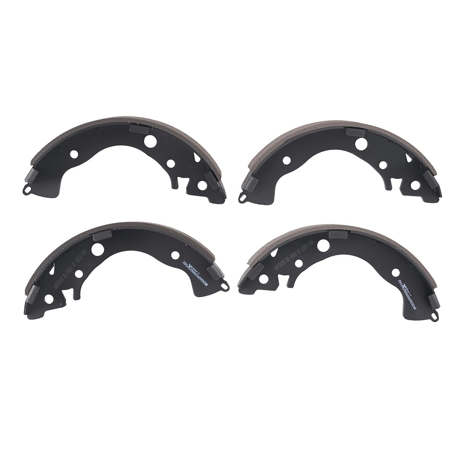 4x Rear Brake Shoes for Honda Fit (2009–2020), Insight (2010–2014), Civic (2006–2015)