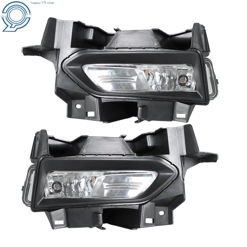 Pair of Chrome Bumper Fog Lights for Nissan Versa (2020–2021)