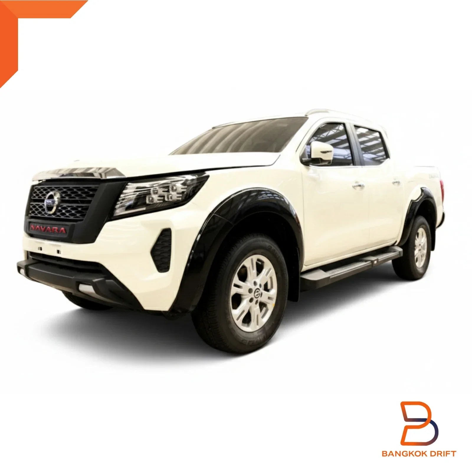 6" Glossy Black Fender Flares for Nissan Navara Ute (2021-2023)