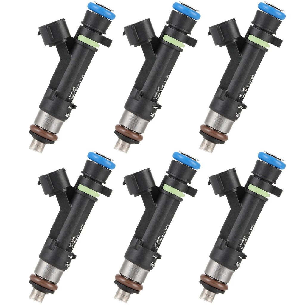 Set of 6 Fuel Injectors for Mitsubishi Outlander (2007–2013)