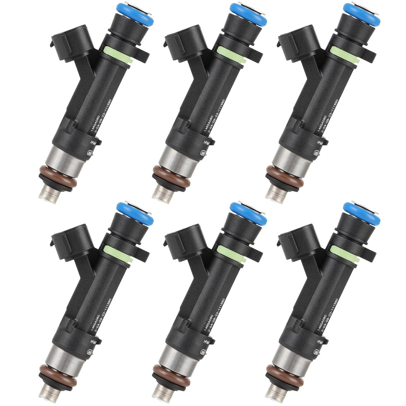 Set of 6 Fuel Injectors for Mitsubishi Outlander (2007–2013)