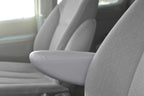 Front Seat Armrest Cover Leather for Dodge Grand Caravan (1996–2007) Gray
