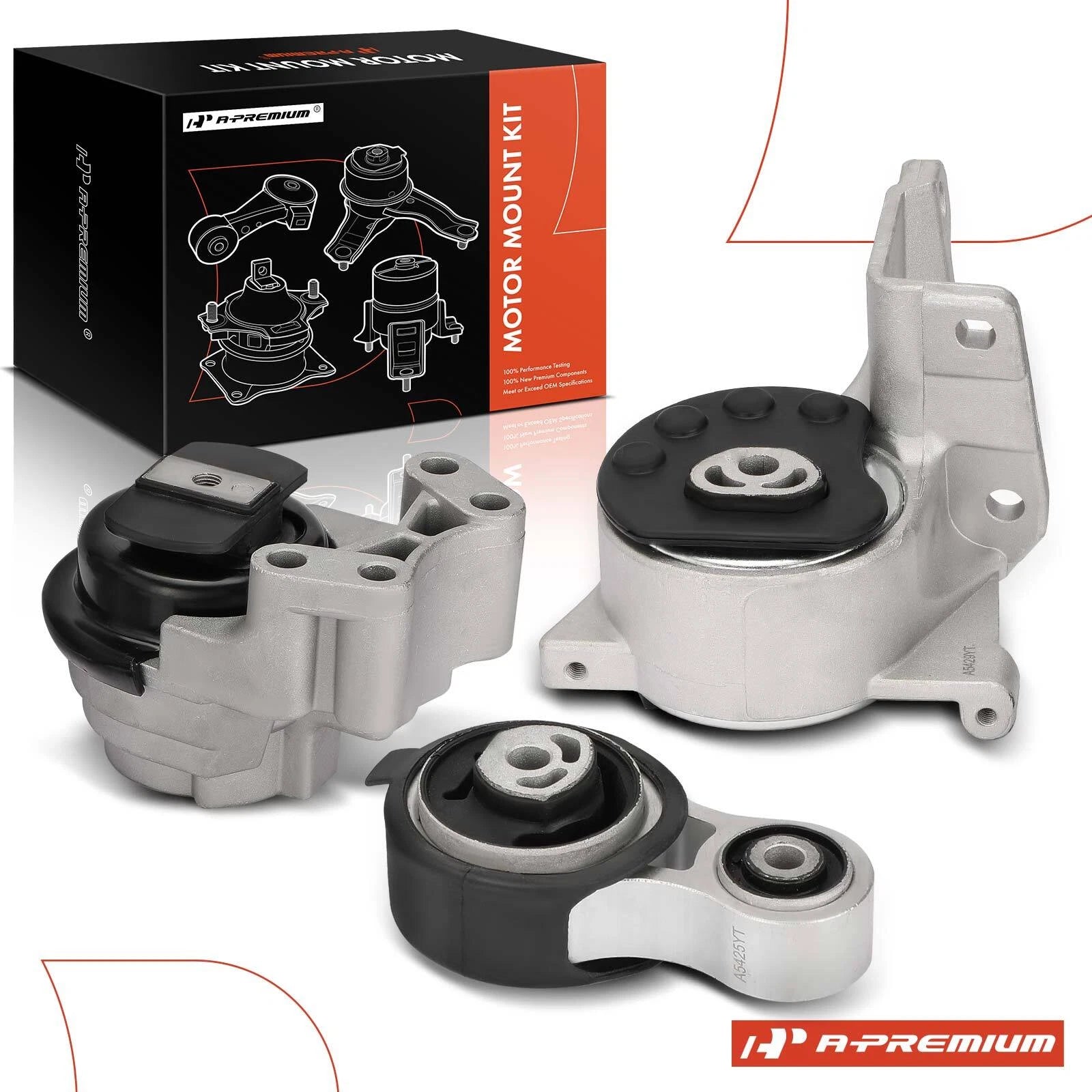 3X Engine Mount & Transmission Mount for Ford Taurus X (2008–2009)